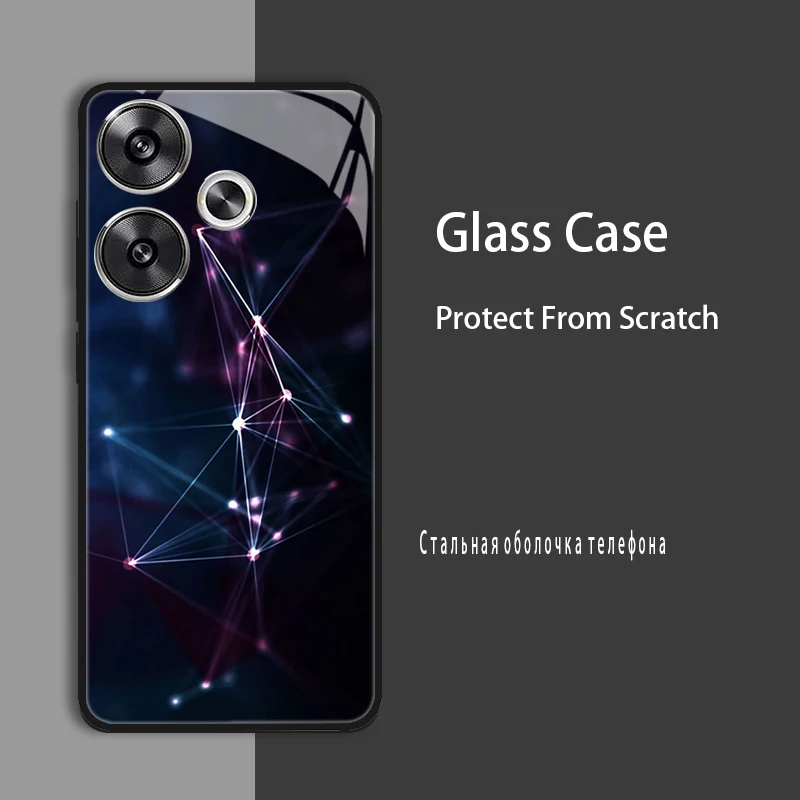 Enhanced Shockproof Tempered Glass Case Cover with Bumper Protection