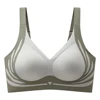 Women Maternity Bra Comfort Anti-Gravity Seamless Push-Up Contrast Color Bralette Wireless No Trace Vest Style Sports Bras 1