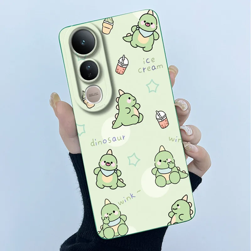 Cute Panda Cat Soft Liquid Silicone Phone Case - Full Protection Back Cover