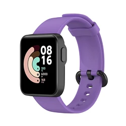 Silicone Strap Wristband for Smartwatches - Adjustable and Durable Design (Pu)