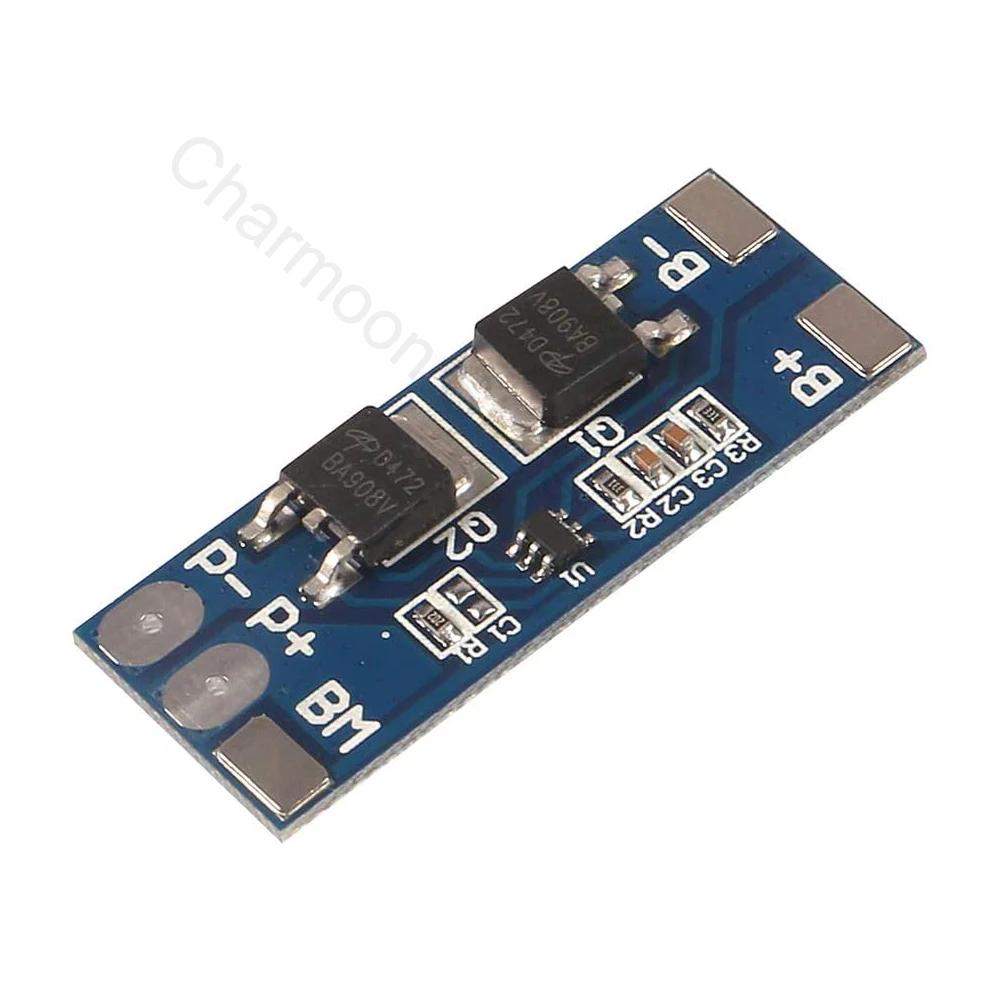 Peak Current Battery Protection Board, BMS para Li-ion Lipo Battery Cell Pack, Max 15A, 2s, 8A, 7.4V, 8.4V, 18650, 15A