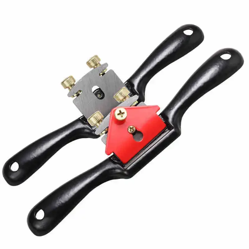 Manual Wood Planers Deburring Adjustable Plane Spokeshave Push Slotted Planer Trimming Hand Tools 9IN