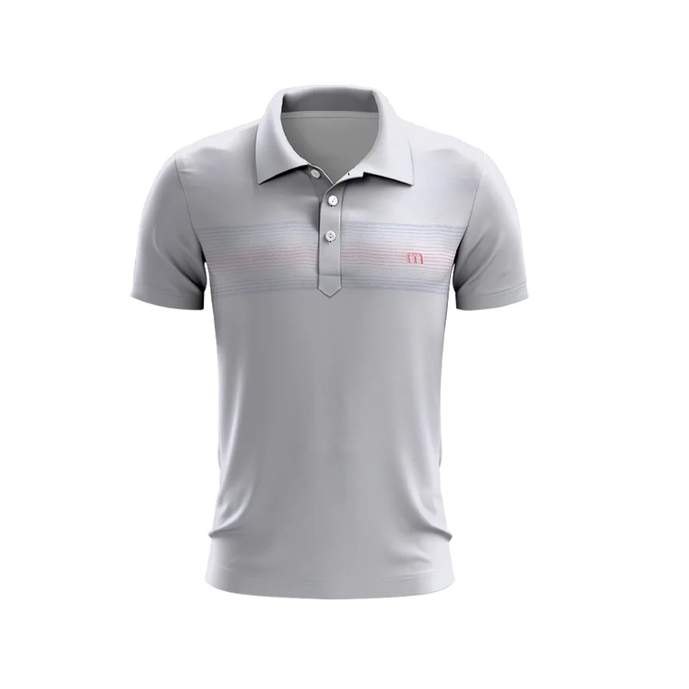 

Мужская рубашка-поло для гольфа с градиентным рисунком, мужская летняя футболка для гольфа, Быстросохнущий Топ, футболка-поло с пуговицами для гольф-клуба