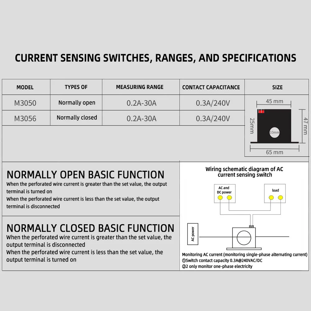 ac dispositivo de ligacao ac acessorios interruptor indutor mutuo 03