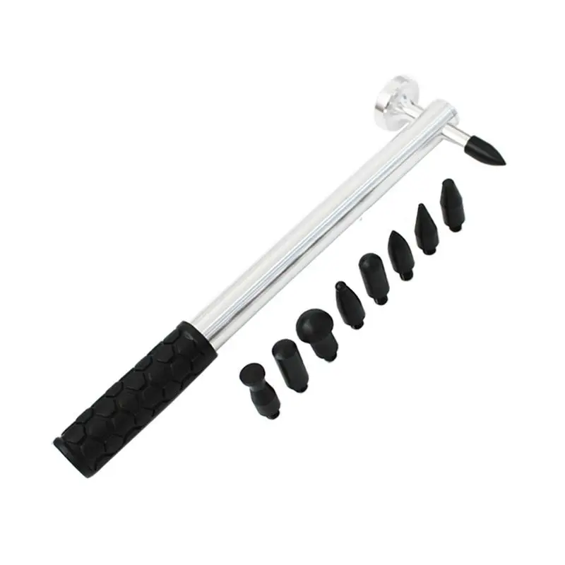 

Алюминиевый молоток с 8 дополнительными наконечниками для ремонта кузова автомобиля, 12 дюймов