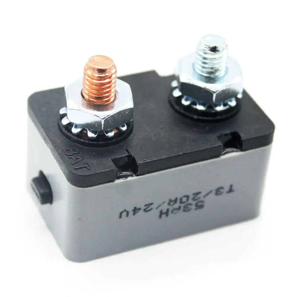 Auto Reset Circuit Breaker 20 30 50A AMP 12-28V Fuse Dual Battery For Car Truck BusTrailer Motor Caravan Boat | Инструменты