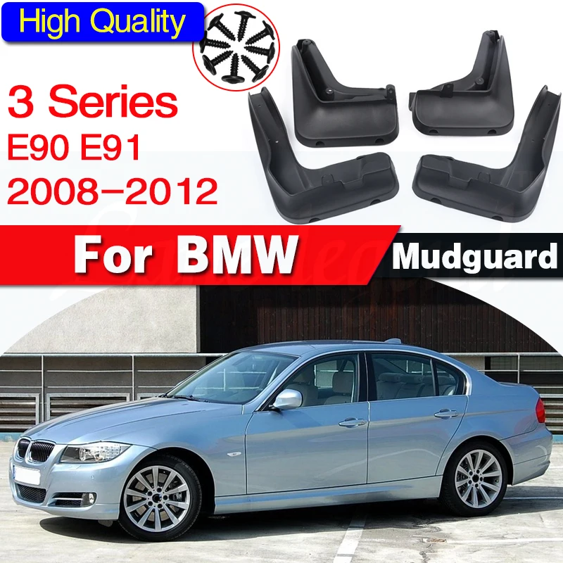 

Передние и задние брызговики для BMW 3 серии E90 E91 Седан Touring 2008 - 2012 Брызговики грязеотталкивающие Брызговики 2009 2010 2011