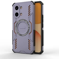 Magnetic Anti - Drop Heat Dissipation Hard Acrylic Case with Enhanced Protection for Redmi Turbo5 Max (PURPLE)