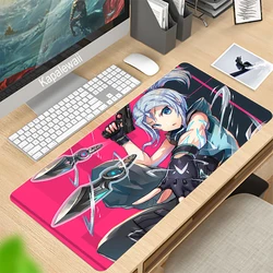 Tapis de souris de jeu en caoutchouc souple Xxl, extensible, antidérapant, pour ordinateur et maison 