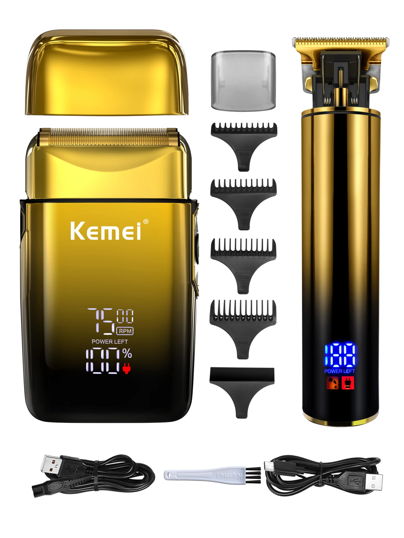 KEMEI 最新モデル バリカン トリマー シェーバー セット 充電式バリカンセット,電気シェーバー,理髪トリマー,新しい