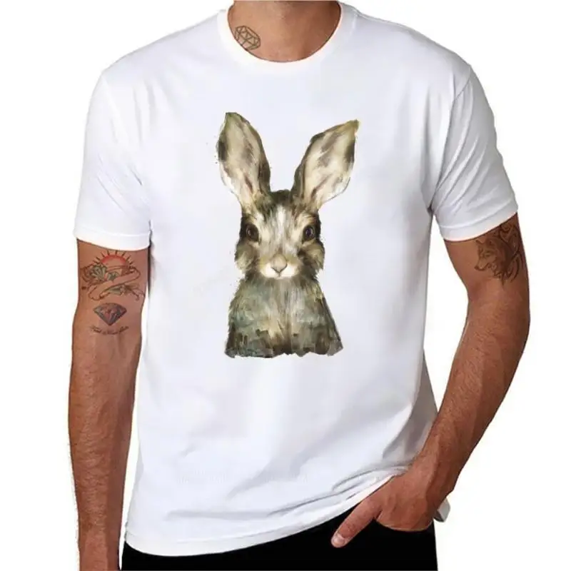 

brand t-shirt man Little Rabbit T-Shirt oversized t shirt Short sleeve mens graphic t-shirts big and tall cotton tee-shirt