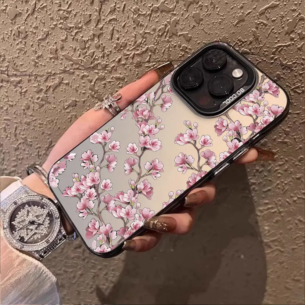 Kainevy Pour Coque Honor 90 Lite 5G Transparent Paillette Fleur Motif Pour Femme Fille Brillante Antichoc Etui Honor 90 Lite Coque Silicone Souple Ultra Fine Jolie Luxe Case (Violet