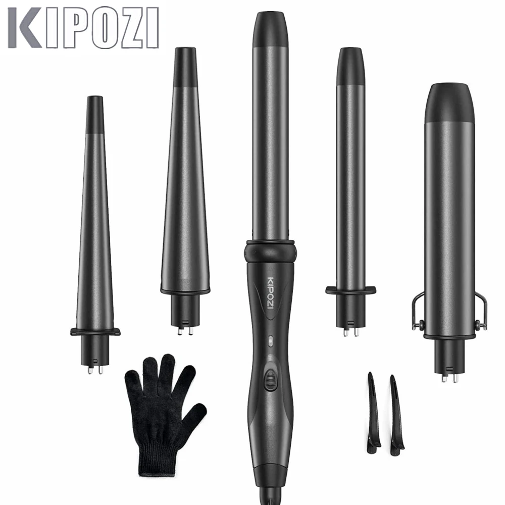 KIPOZIProfessionalCurlingIron5in1HairToolsInstantHeating