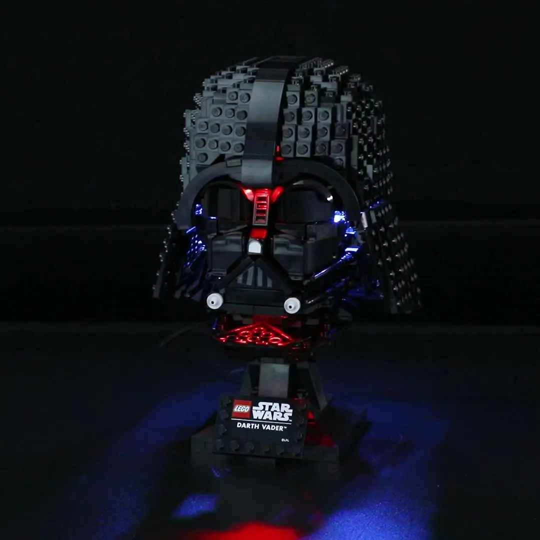 Kit Luce Led Per Lego 75304 Star Darth Casco Building Blocks Giocattolo In Mattoni (Solo Luce A Led, Senza Modello Di Blocchi)