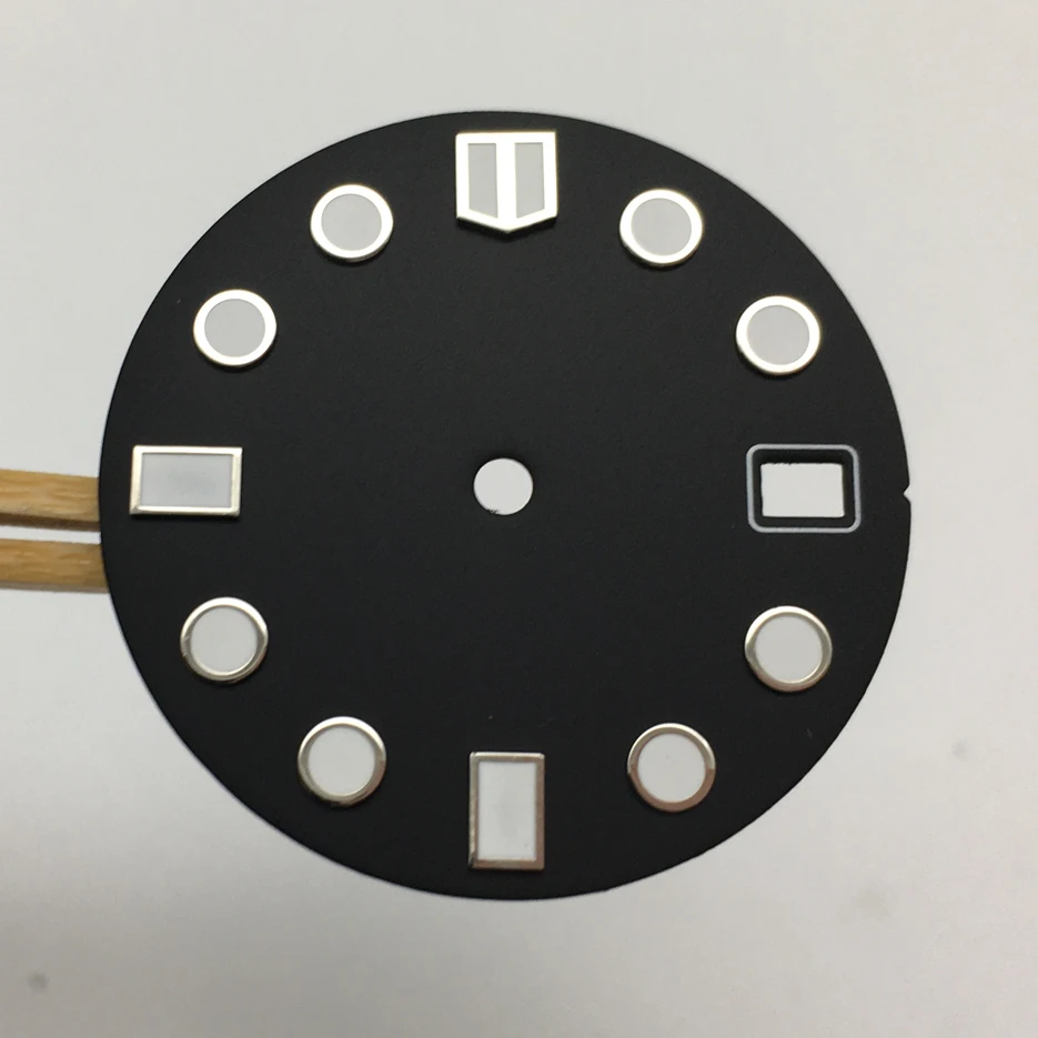 

No Logo 28.5mm Watch Dial Substitute Modified Dial Luminous Literal for NH35A Movement BD8 Men Watch Accessories