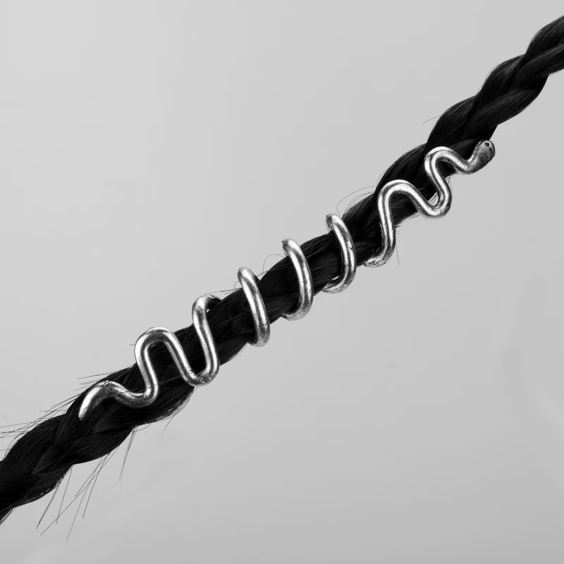 Hair Accessory Viking Spiral Charms Beads for Hair Braids for Beard Hair Beads Jewelry Vintage Women Girl Hairpin Clips Accessories-15