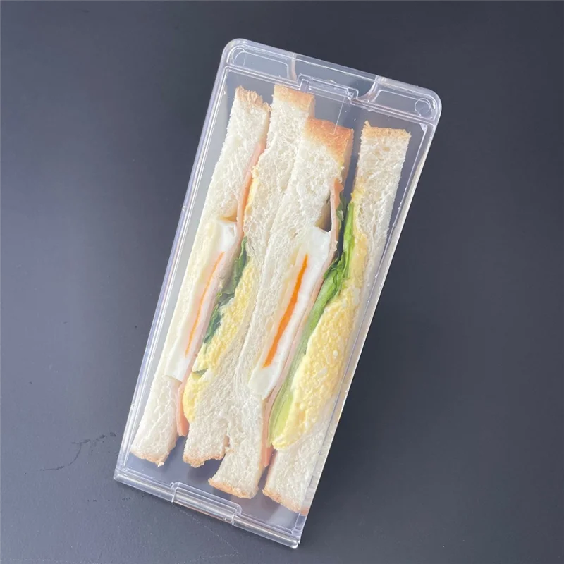 High-Quality Triangle Sandwich Containers, Reusable Clear Plastic Lunch Boxes for Sandw... - SKU TSC01249 - UGI Packaging