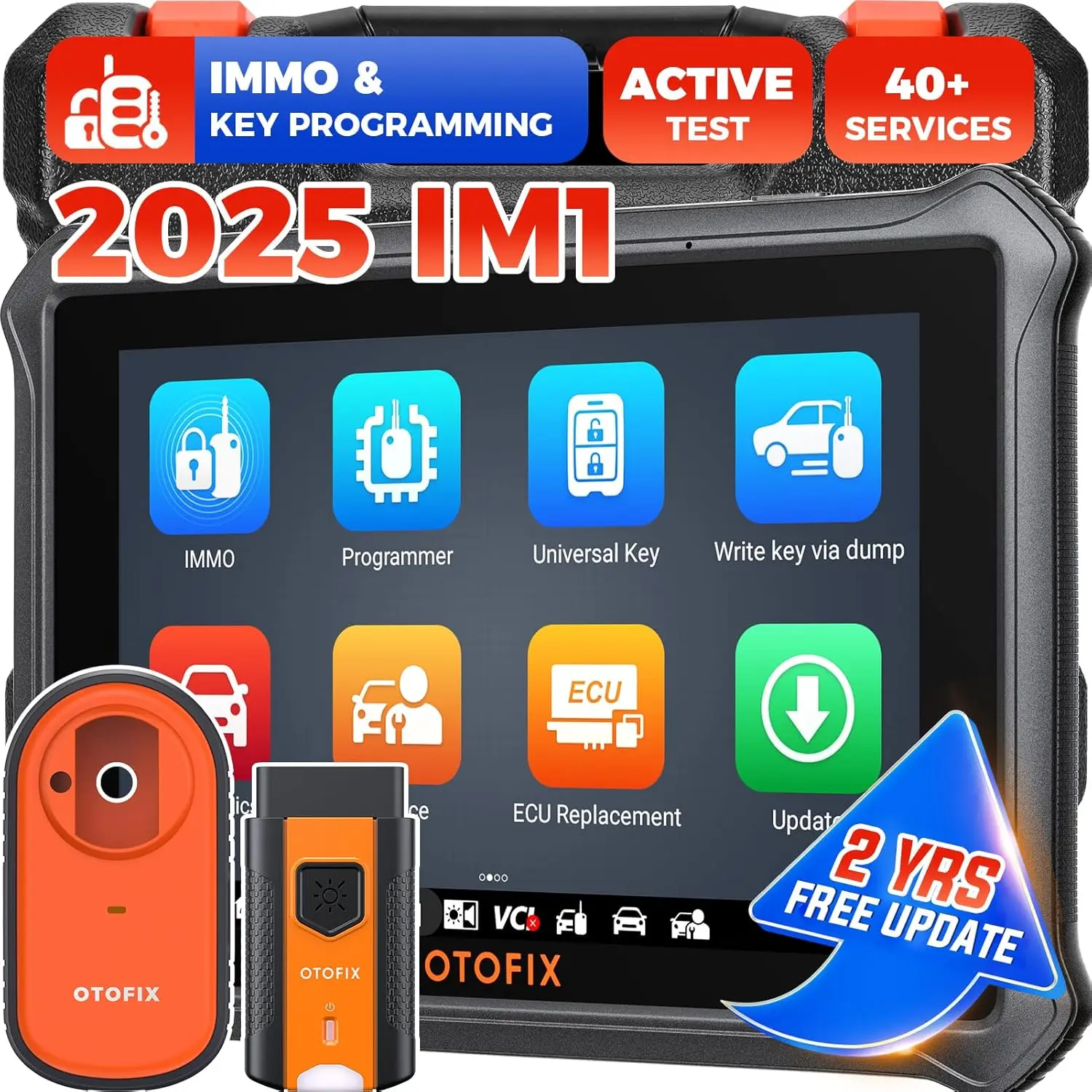 OTOFIX IM1 Scanner de diagnostic pour tous les systèmes Scanner OBD2 de niveau OE XP1 clé FOB outil de programmation DoIP & CAN-FD 2 ans mise à jour gratuite