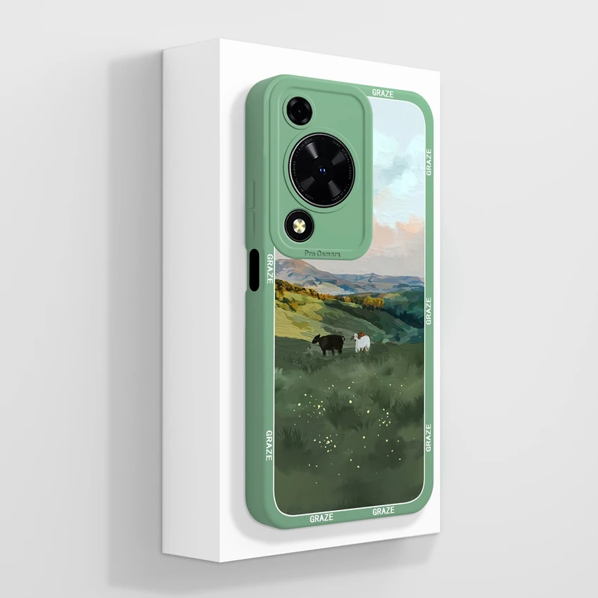 Beautiful Floral Liquid Silicone Phone Case