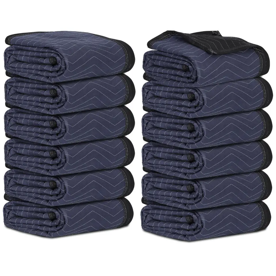48 Heavy Duty Moving Blankets for Furniture Protection