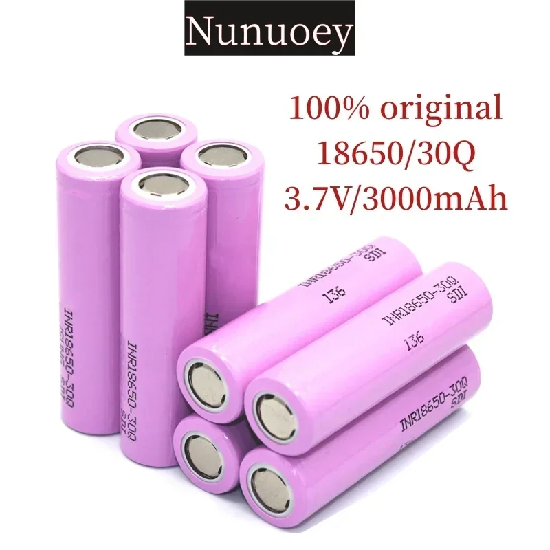 

3.7 V 3000mah 18650 Batterie Für Samsung 30Q INR 18650 30Q 20A Lithium-ionen-akku Ersatz Exteral Batterie