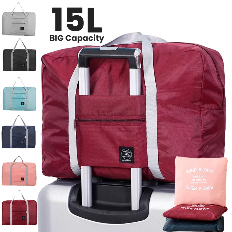 Duffel Bag Foldable Travel for Airlines Carry on for Women and Girls Lightweight Large Capacity Sports Weekend Trip Overnight
