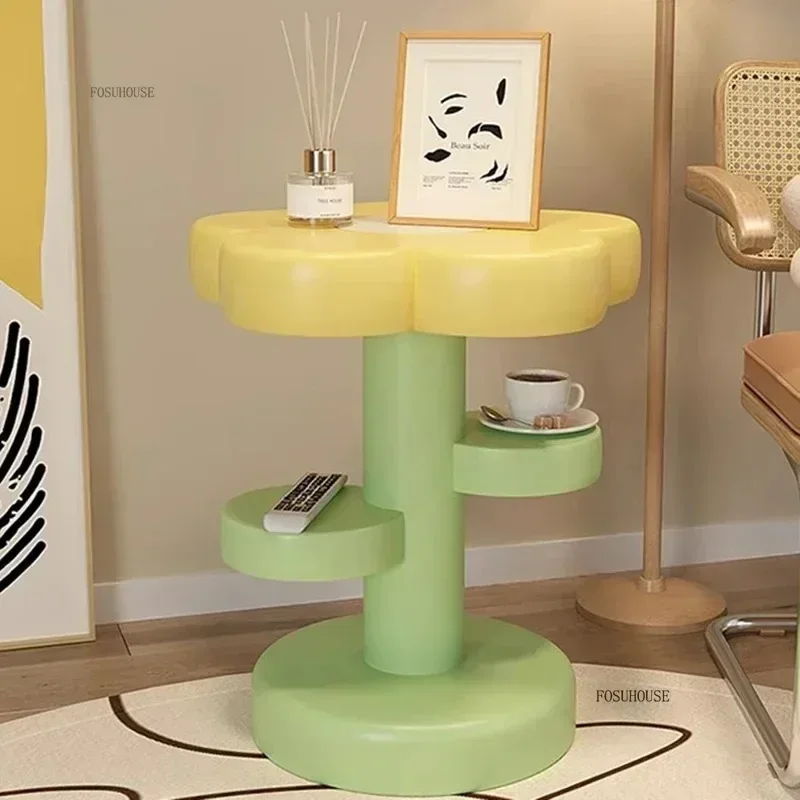 Modern Living Room Cute Pretty Bed Side Table Creative Cafe Bedroom Night Stands Library Bedside Table Bedroom Furniture H