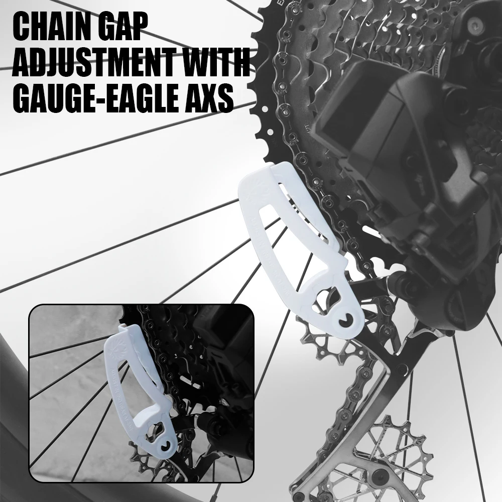 Road Bike Bicycle Rear Derailleur Chain Gap Adjustment With Gauge