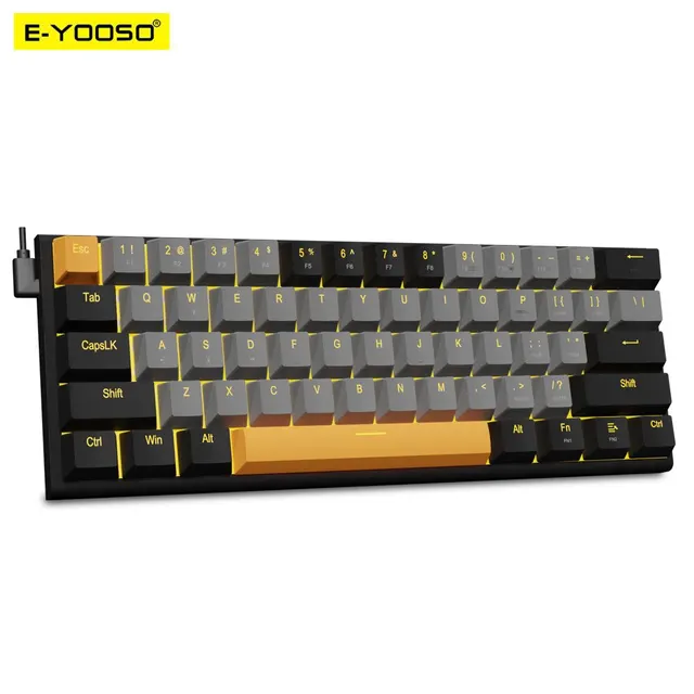 E-YOOSO Z11 USB Mechanical Gaming Wired Keyboard: A Tactile and Customizable Keyboard for Gamers and Typists