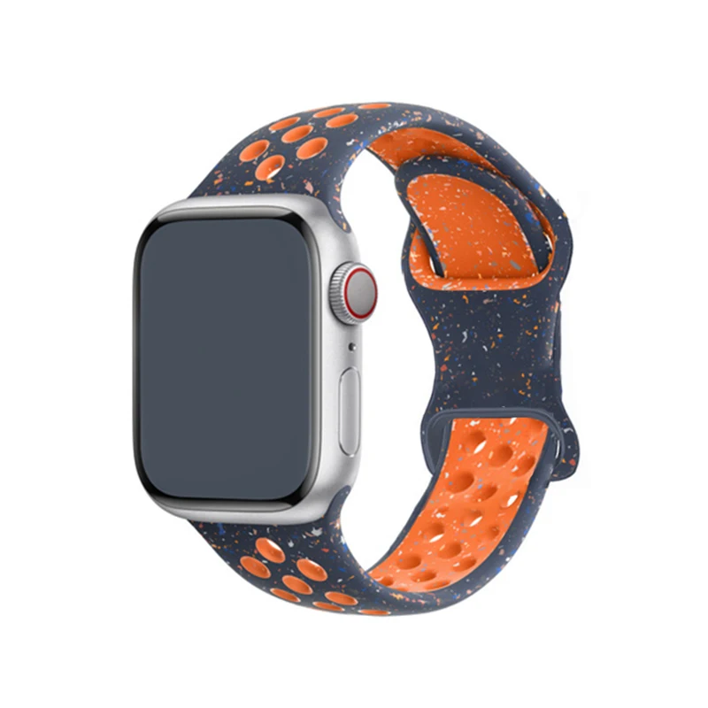 Colorful Particle Sport Rubber Strap