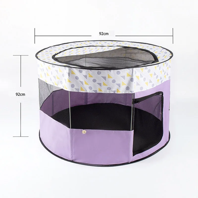 Closed cat delivery room tent fence Oxford cloth waterproof foldable closed dog bed cat bed delivery box for kittens