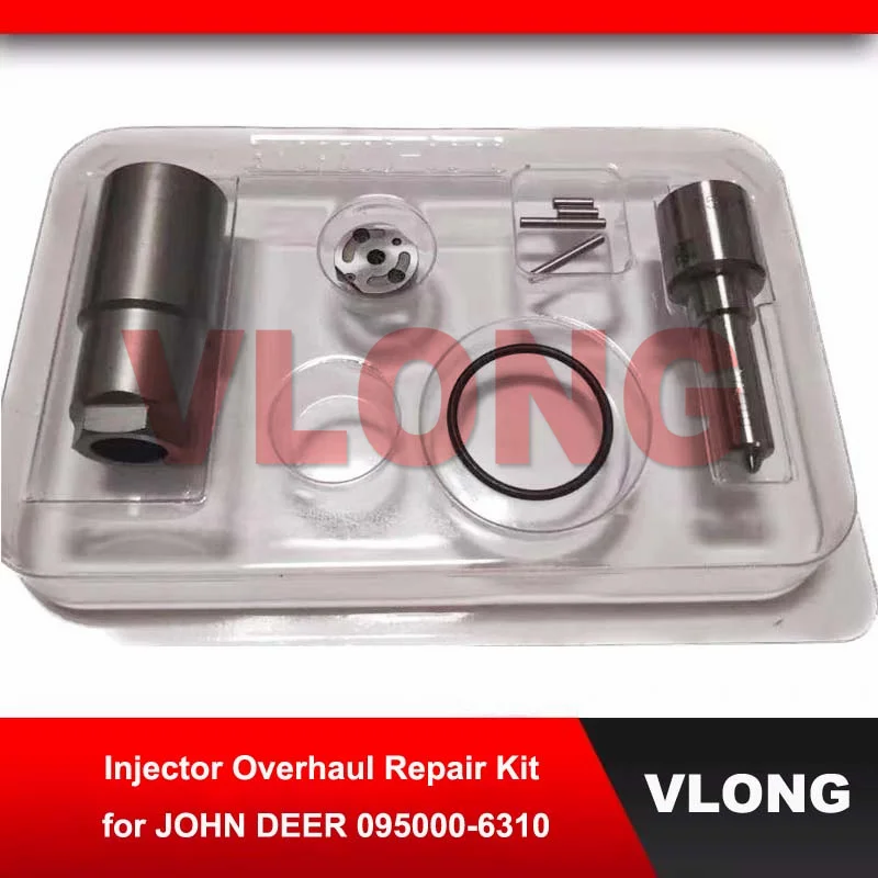 

Diesel Injector Overhaul Kit For John Deer Inyector Repair Parts Nozzle Orifice Plate 095000-6310 095000-6311 RE530362 RE5676784