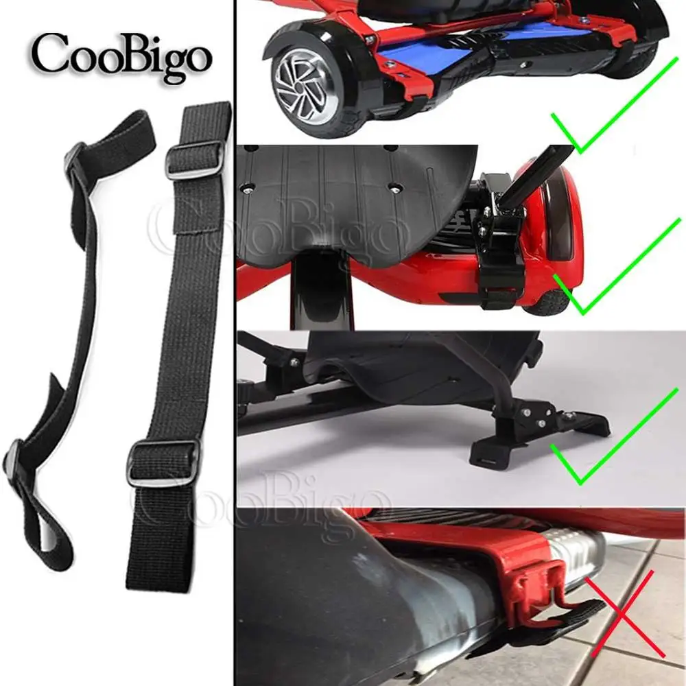 Hoverboard Kart HoverKart Replacement Strap Adjustable Tri-Glide Buckle Polypropylene PP Webbing Ribbon Band Width 1
