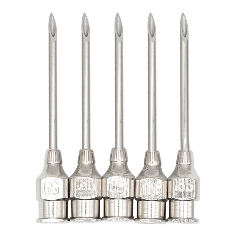 10Pcs Stainless Steel Veterinary Needle Syringe Needle Dispensing Needles Laboratory Sampling Needle Livestock Accessories 5