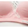 Maternity Lacating Nursing Bras without Underwire Soft Comfortable Gathering Anti Sagging Adjustable Buttons Soutien Allaitement 5