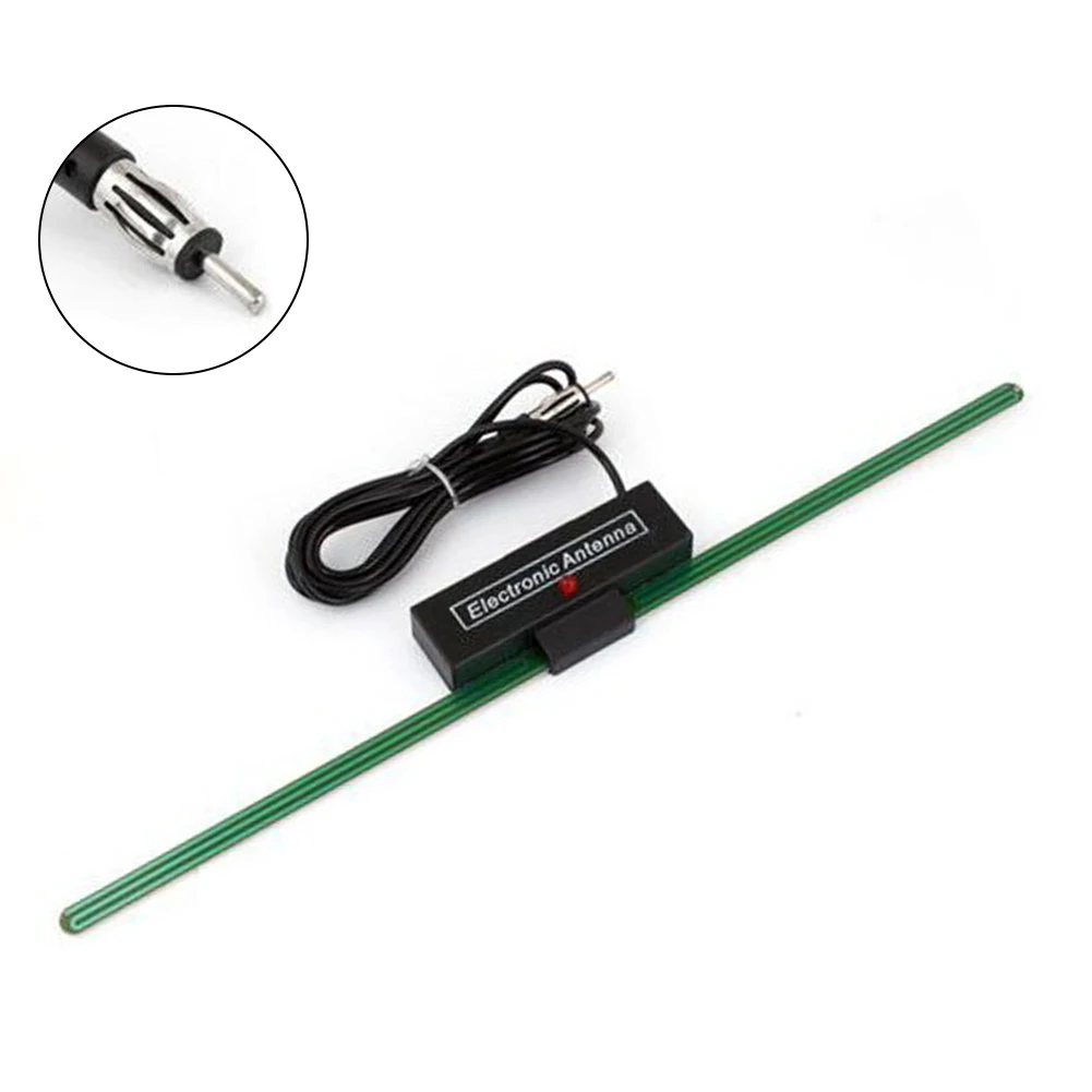 Car Antenna Windshield Electric Radio 12V FM/AM Aerial Universal Built ...