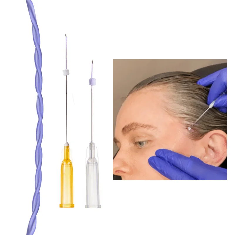 Rosca de parafuso tornado 20 tamanhos PDO 27G 50mm 30G 25mm Linha de levantamento facial de beleza profissional