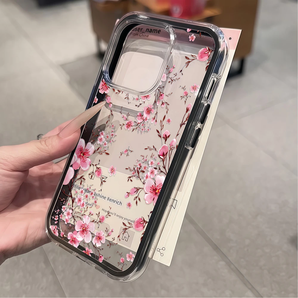 Plum Blossom Clear Phone Case Cover