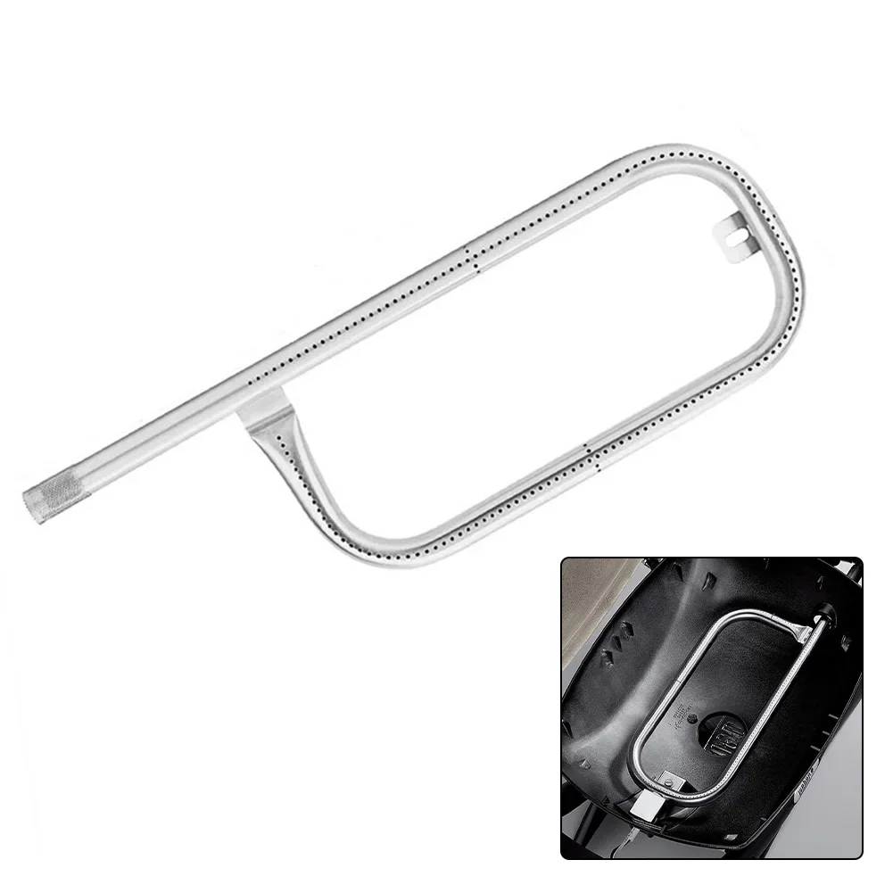 For Weber Q100 Q120 Q1000 Q1200 BABY Q Grill Burner Tube Replacement 304 Stainless Steel 43.2x14.6cm Barbeque Accessories