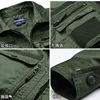 Summer Sets Mens Outdoor Breathable Multiple Pockets Combat Long Sleeve Shirts Cargo Pants Suits Male 5