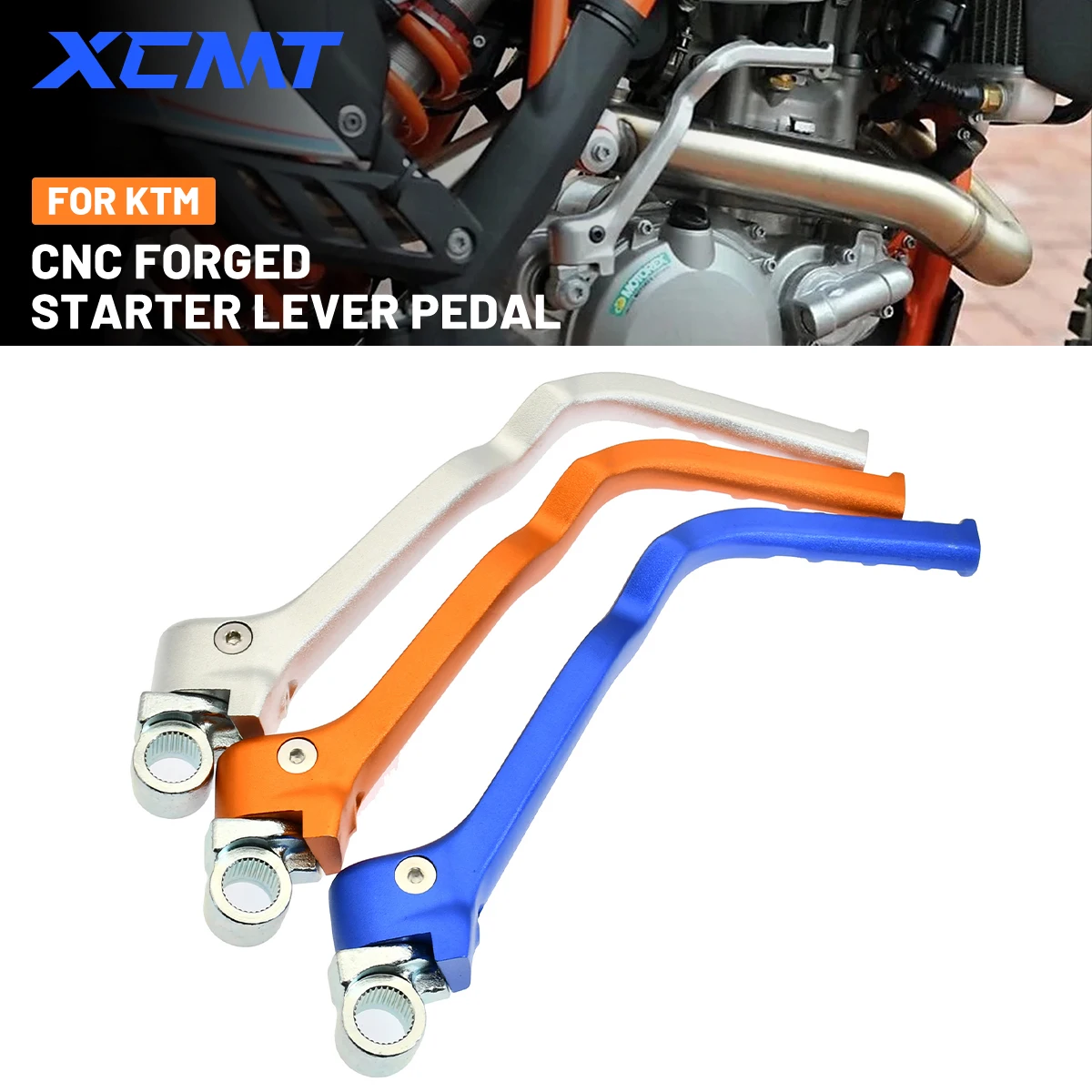 Enhanced Motocross Kick Start Lever Pedal for Off-Road Performance