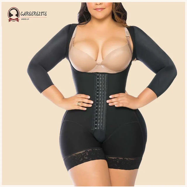 Womens Full Body Shaper Plus Size Spandex Firm Trainer Corset