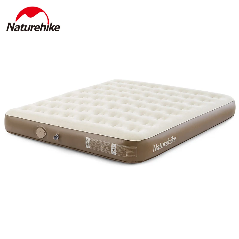 Naturehike New Self-inflatable Mattress 1-3 Person PVC Built-in Pump Automatic Air Bed Outdoor Travel Sleeping Pad Camping Mat