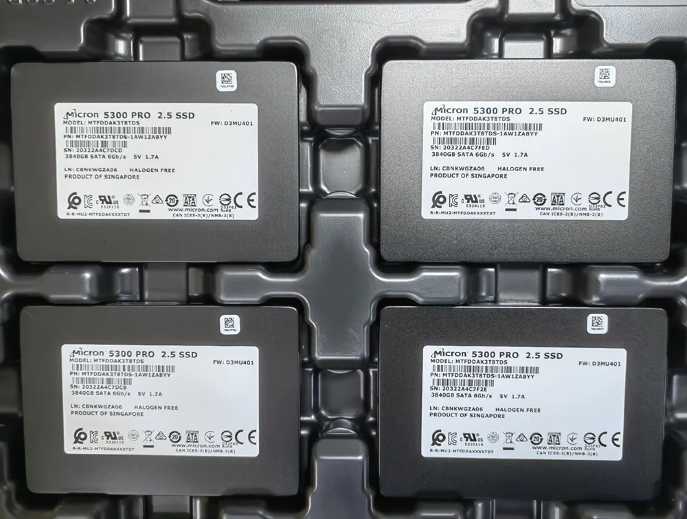 Internal Solid State Drive Original 5300 PRO 3.84TB SATA 3.0 6Gb/s 2.5in Internal SSD Enterprise SSD 3D TLC NAND 540MB