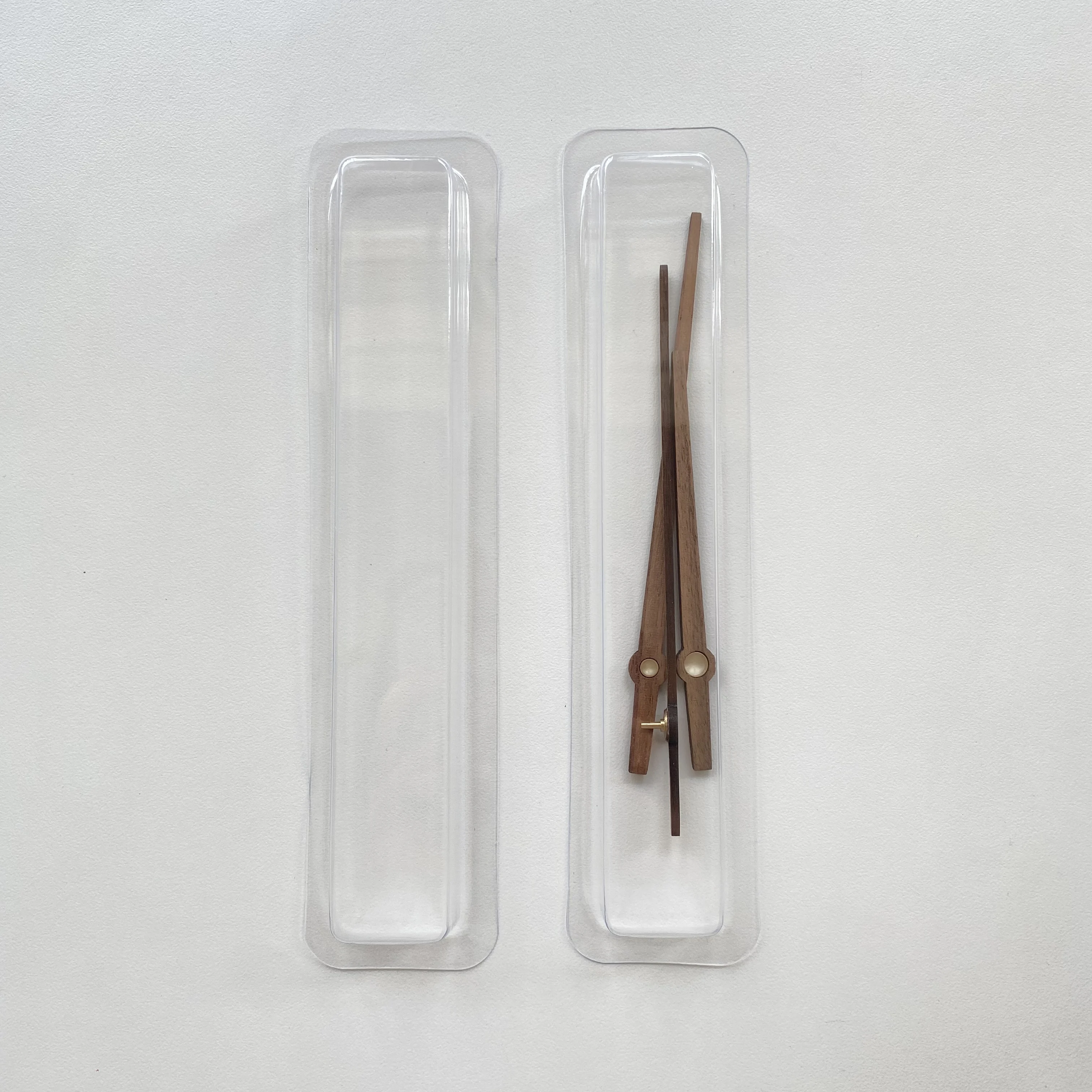 PVC 시계 바늘 커버 박스 벽시계 바늘용 투명 보호 캡 DIY 시계 키트