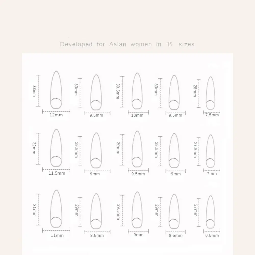 24pcs Manicure Long Almond Stiletto False Nails Green Wavy Cool Rose Press on Nails Detachable French French Nail Tips DIY