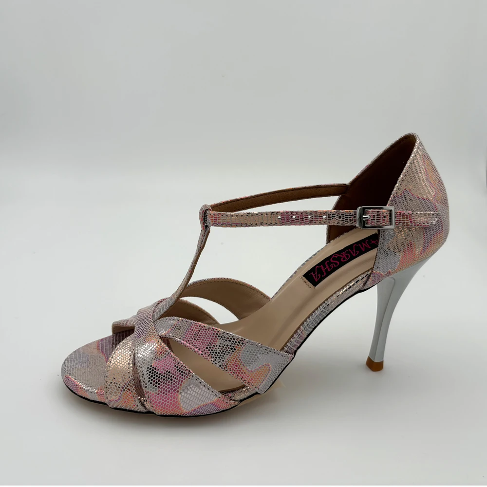 Sexy Comfortable Argentina Tango Dance Shoes  Comfortable Party Shoes Wedding Shoes  T629503PCL leather outsole  7.5cm 9cm heel 2