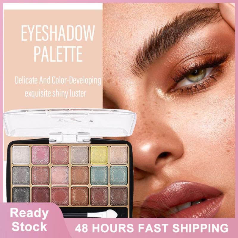  Anti Pollution Eye Shadow Economic European And American Eye Shadow Fine Powder Eye Makeup Palette High Display Eye Shadow Plate 