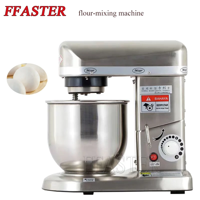 

Electric Dough Machine Stainless Steel Commercial Cream Egg Whisk Mixer Processor Kitchen Food Stand Blender