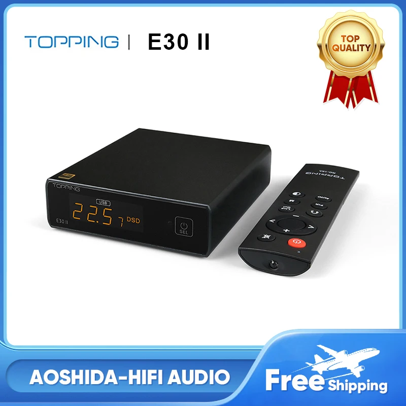 Tbumper E30 Dac Hifi Xmos Xu208 Usb Dac Ak4493 32Bit/768K Dsd512 Audio Ad Alta Risoluzione Con Telecomando Coax Ottico Dsd Bypass Del Volume